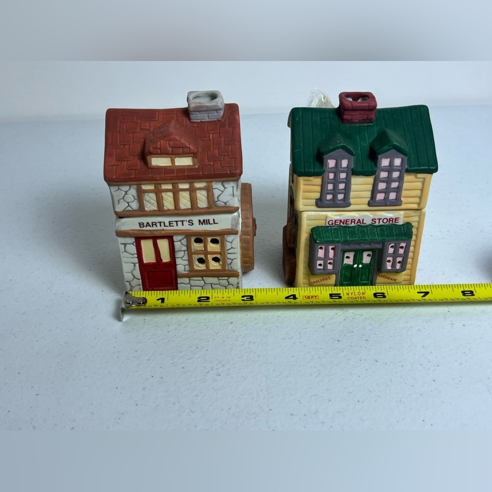 Colonial Simmer Scenter Porcelain Bisque Collectible Lot of 2 Store & Mill VTG - Picture 6 of 12